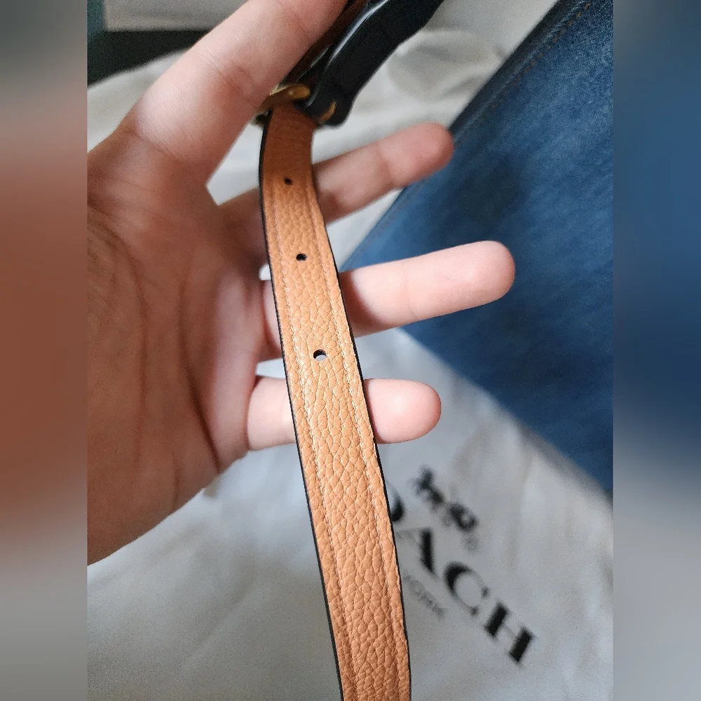 ✨️NWOT✨️ Coach Charlie Denim 2Way Carryall & Coach Dust Bag, 2018 - Picture 3 of 14